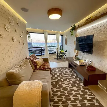 Apartamento Flat Luxuoso Alto Padrao Frente Mar Com 2 No Iate Plaza *