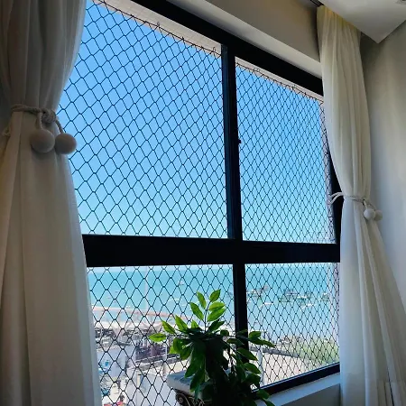 Flat Luxuoso Alto Padrao Frente Mar Com 2 No Iate Plaza