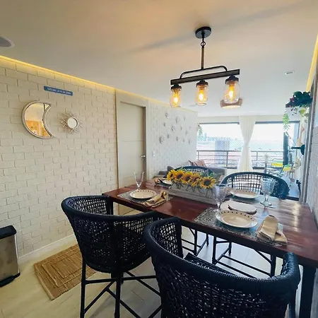 Apartamento Flat Luxuoso Alto Padrao Frente Mar Com 2 No Iate Plaza *